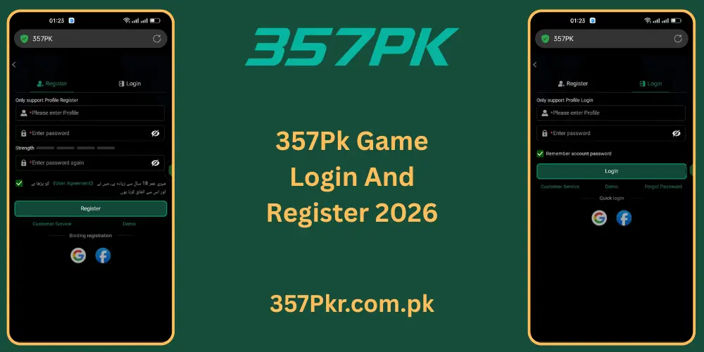 357PK Game Login And Register